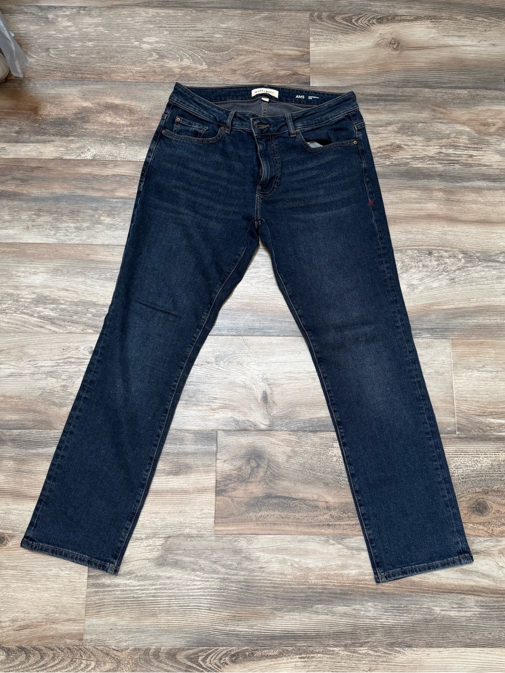 Warp + Weft AMS Slim Jeans Men’s 32x30 Dark Wash Stretch Denim